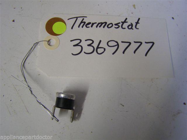 Kenmore DISHWASHER 3369777 Thermostat used part Kenmore DISHWASHER 3369777 Thermostat used part